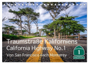 Traumstraße Kaliforniens - California Highway No.1 (Tischkalender 2024 DIN A5 quer), CALVENDO Monatskalender