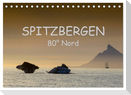 Spitzbergen 80° Nord (Tischkalender 2024 DIN A5 quer), CALVENDO Monatskalender