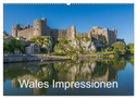 Wales Impressionen (Wandkalender 2024 DIN A2 quer), CALVENDO Monatskalender