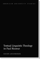 Textual Linguistic Theology in Paul Ric¿ur