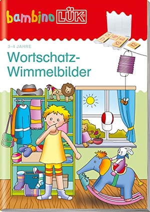 bambinoLÜK - Wortschatz-Wimmelbilder: Einkaufen, Essen, Kleidung. Westermann Lernwelten, 2015.