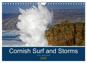 Cornish Surf and Storms (Wall Calendar 2025 DIN A4 landscape), CALVENDO 12 Month Wall Calendar