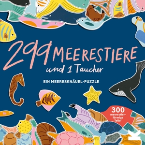 Maupetit, Léa. 299 Meerestiere und 1 Taucher - Ein Meeresknäuel-Puzzle. Laurence King Verlag GmbH, 2022.