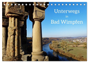 Unterwegs in Bad Wimpfen (Tischkalender 2024 DIN A5 quer), CALVENDO Monatskalender