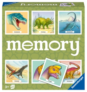 Hurter, William H.. Ravensburger memory® Dinosaurier - 20924 - der Spieleklassiker für Dino-Fans, Merkspiel für 2-8 Spieler ab 3 Jahren. Ravensburger Spieleverlag, 2022.