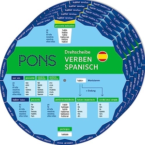 PONS Drehscheibe Verben Spanisch - Unregelmäßige Verben schnell nachschauen Verpackungseinheit 5 Exemplare (5 x 3-12-516374-9). Pons Langenscheidt GmbH, 2023.