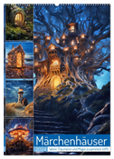 Märchenhäuser (Wandkalender 2024 DIN A2 hoch), CALVENDO Monatskalender