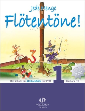 Jede Menge Flötentöne 1 (mit 2 CDs) - Die Schule für Altblockflöte mit Pfiff. Musikverlag Holzschuh, 2013.