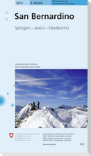 267S San Bernardino Schneesportkarte