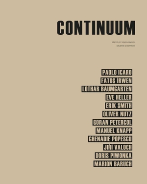 Komary, David / Galerie Stadtpark Krems (Hrsg.). Continuum. Schlebrügge.Editor, 2026.