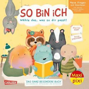 Hart, Marisa. Maxi Pixi 481: VE 5: So bin ich: Neue Fragen und Abenteuer mit deinen tierisch besten Freunden (5 Exemplare). Carlsen Verlag GmbH, 2025.