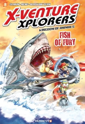 Meng. X-Venture Xplorers: Kingdom of Animals #3 - Fish of Fury. Papercutz, 2021.