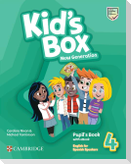 Kid's Box New Generation Level 4 Pupil's Book with eBook English for Spanish Speakers
