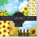 Sunflower Scrapbook Paper Pad 8x8 Scrapbooking Kit for Papercrafts, Cardmaking, Printmaking, DIY Crafts, Botanical Themed, Designs, Borders, Backgrounds, Patterns