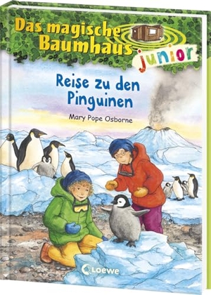 Pope Osborne, Mary. Das magische Baumhaus junior (Band 37) - Reise zu den Pinguinen - Kinderbuch zum Vorlesen und ersten Selberlesen - Mit farbigen Illustrationen - Für Mädchen und Jungen ab 6 Jahren. Loewe Verlag GmbH, 2024.