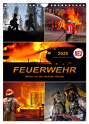 Feuerwehr - Warten auf den nächsten Einsatz (Wandkalender 2025 DIN A4 hoch), CALVENDO Monatskalender