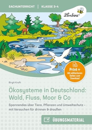 Kraft, Birgit. Ökosysteme in Deutschland: Wald, Fluss, Moor & Co - Spannendes über Tiere, Pflanzen und Umweltschutz - mit Versuchen für drinnen & draußen (3. und 4. Klasse). Lernbiene Verlag i.d. AAP, 2025.
