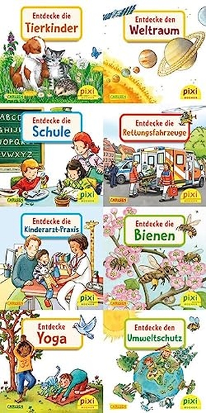 Pixi-Box 291: Entdecke deine Welt 4 (8x8 Exemplare). Carlsen Verlag GmbH, 2023.