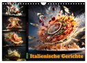 Italienische Gerichte (Wandkalender 2024 DIN A4 quer), CALVENDO Monatskalender