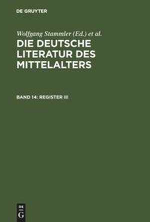 Keil, Gundolf / Franz Josef Worstbrock et al (Hrsg.). Register III. De Gruyter, 2008.