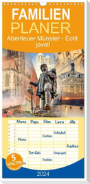Familienplaner 2024 - Abenteuer Münster - Echt jovel! mit 5 Spalten (Wandkalender, 21 x 45 cm) CALVENDO