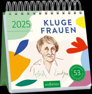 Postkartenkalender Kluge Frauen 2025. Ars Edition GmbH, 2024.