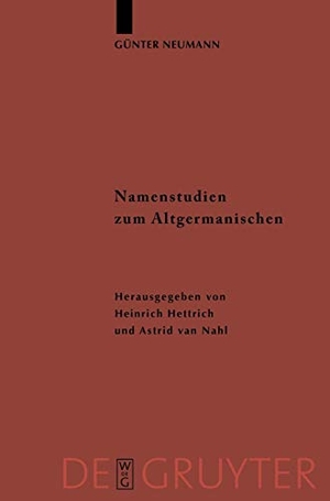 Neumann, Günter. Namenstudien zum Altgermanischen. De Gruyter, 2008.