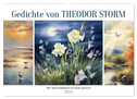 Gedichte von Theodor Storm (Wandkalender 2024 DIN A2 quer), CALVENDO Monatskalender