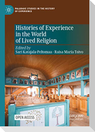 Histories of Experience in the World of Lived Religion