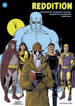 Hamann, Volker / Törne, Lars von et al. Reddition - Zeitschrift für Graphische Literatur 83: Dossier Watchmen. Edition Alfons, 2026.