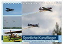 Sportliche Kunstflieger (Tischkalender 2025 DIN A5 quer), CALVENDO Monatskalender