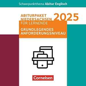 Baasner, Peter / Schüler, Lars et al. Schwerpunktthema Abitur Englisch - Sekundarstufe II - Pflichtmaterialien Abitur Niedersachsen 2025 - Paket für Lernende für das grundlegende Anforderungsniveau - Text- u. Arbeitsheft, ¿Greet. f. Bury Park¿, ¿seven meth. of kill. k. jenner". Cornelsen Verlag GmbH, 2023.
