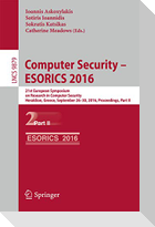 Computer Security ¿ ESORICS 2016