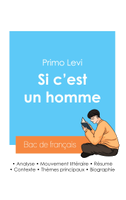 Réussir son Bac de français 2024 : Analyse de l'autobiographie Si c'est un homme de Primo Levi
