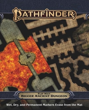 Engle, Jason A / Stephen Radney-Macfarland. Pathfinder Flip-Mat: Bigger Ancient Dungeon. Diamond Comic Distributors, 2020.