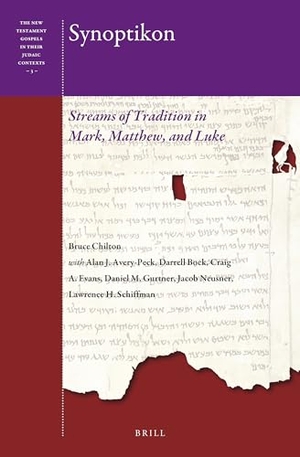 Chilton, Bruce D. Synoptikon - Streams of Tradition in Mark, Matthew, and Luke. Brill, 2022.