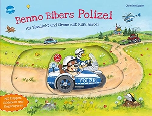 Kugler, Christine. Benno Bibers Polizei. Mit Blaulicht und Sirene eilt Hilfe herbei - Pappbilderbuch mit Klappen, Schiebern und Fingerspuren ab 2 Jahren. Arena Verlag GmbH, 2022.