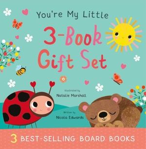 Edwards, Nicola. You're My Little 3-Book Gift Set: 3 Best-Selling Board Books: You're My Little Cuddle Bug, You're My Little Sunshine, You're My Little Snuggle Bear. Silver Dolphin Books, 2026.