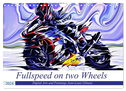 Fullspeed on two Wheels (Wandkalender 2024 DIN A4 quer), CALVENDO Monatskalender