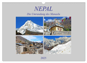 NEPAL, die Umrundung des Manaslu (Wandkalender 2025 DIN A3 quer), CALVENDO Monatskalender