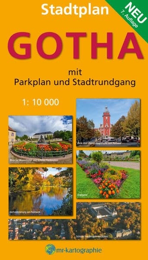 Stadtplan Gotha (mr-kartographie). Verlag grünes Herz, 2026.
