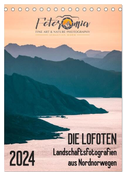 Die Lofoten ¿ Landschaftsfotografien aus Nordnorwegen (Tischkalender 2024 DIN A5 hoch), CALVENDO Monatskalender