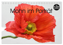 Mohn im Porträt (Tischkalender 2025 DIN A5 quer), CALVENDO Monatskalender