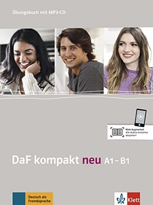 Braun, Birgit / Trebesius-Bensch, Ulrike et al. DaF kompakt neu A1-B1. Übungsbuch + MP3-CD. Klett Sprachen GmbH, 2016.