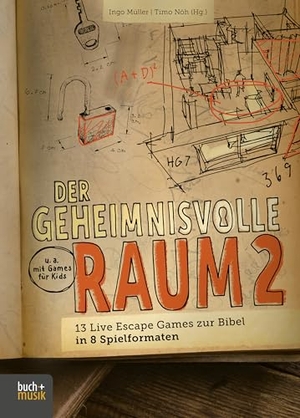 Müller, Ingo / Timo Nöh (Hrsg.). Der geheimnisvolle Raum 2 - 13 Live Escape Games zur Bibel in 8 Spielformaten. Praxisverlag buch+musik, 2020.