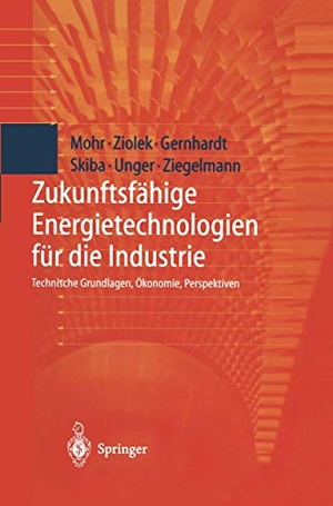 Gernhardt, Dirk / Mohr, Markus et al. Zukunftsfähige Energietechnologien für die Industrie - Technische Grundlagen, Ökonomie, Perspektiven. Springer Berlin Heidelberg, 1998.