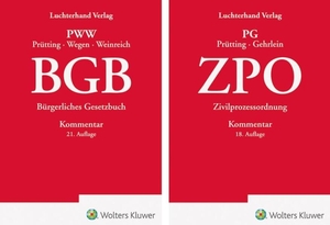 Prütting, Hanns / Gerhard Wegen et al (Hrsg.). Bundle BGB Kommentar 21. Auflage und ZPO Kommentar 18. Auflage. Hermann Luchterhand Verla, 2026.