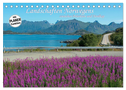 Landschaften Norwegens zwischen Polarkreis und Nordkap (Tischkalender 2025 DIN A5 quer), CALVENDO Monatskalender