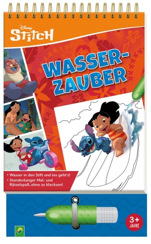 Schwager & Steinlein Verlag. Disney Stitch Wasserzauber: Einfach mit Wasser malen! - Mal- und Rätselbuch mit Wassertankstift für Kinder ab 3 Jahren.. Schwager und Steinlein, 2026.