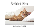 Selkirk Rex (Wandkalender 2024, Kalender DIN A4 quer, Monatskalender im Querformat mit Kalendarium, Das perfekte Geschenk)